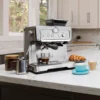Kenmore+Espresso+Machine+With+Grinder+&+Milk+Frother,+15+Bar+Espresso+Coffee+Maker,+Stainless+Steel