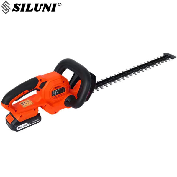 Siluni® 26" Brushless Hedge Trimmer 2.5 Ah Battery & Charger, 60V