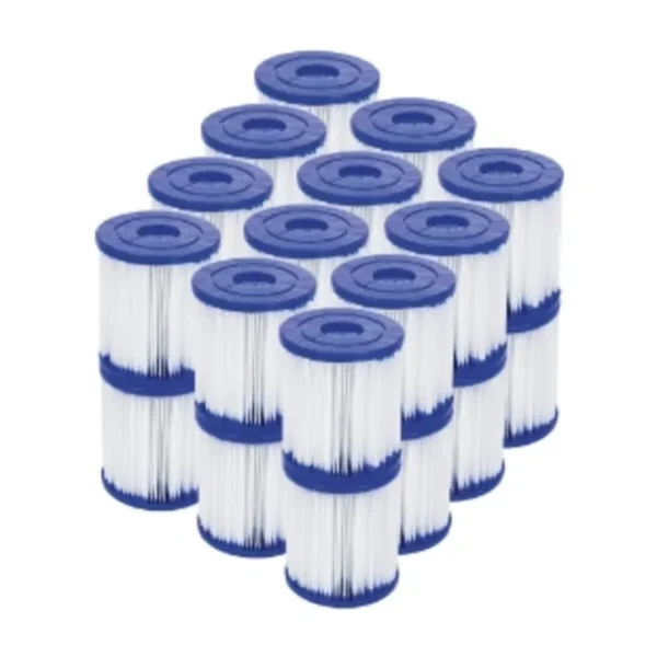 Bestway Flowclear Type I Filter Cartridge, 2pcs x 12 Set (Total 24pcs)